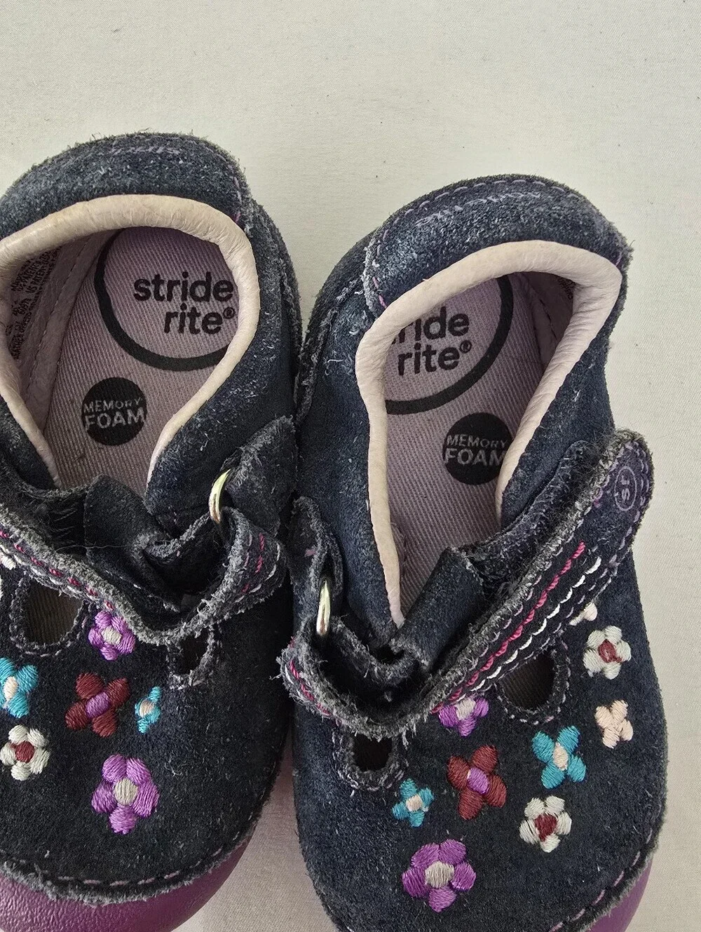 Stride Rite Tonia Baby Girl Shoes Size 4.5